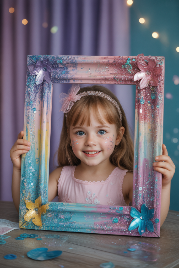 8. Pixie Dust Picture Frames