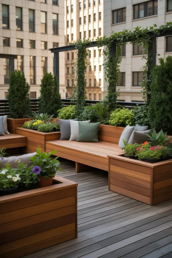 8. Urban Deck with Container Gardens