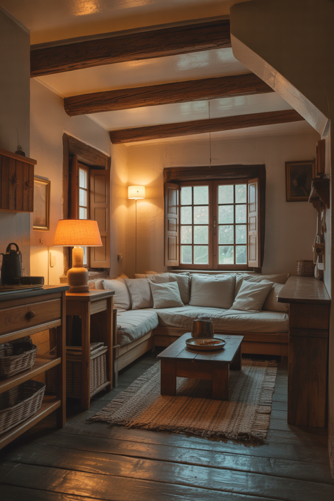 9 Cozy Cottage Interiors Idea with Low Ceilings and Cozy Proportions