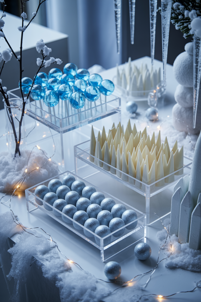 9. Arctic Ice Candy Table Ideas