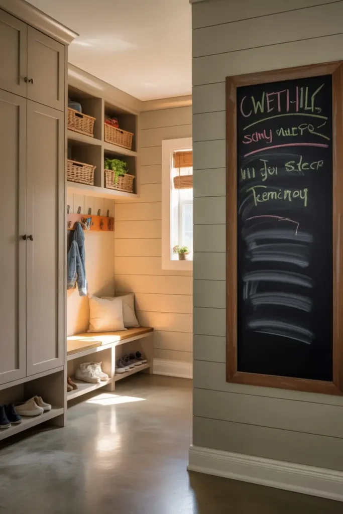 9. Chalkboard or Message Wal