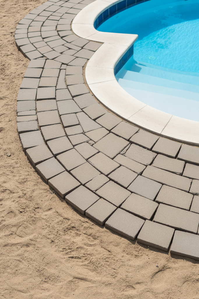 9. Concrete Pavers on Sand