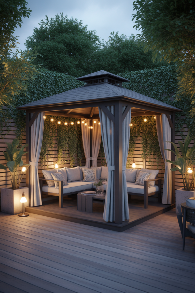 9. Gazebo with Corner Placement