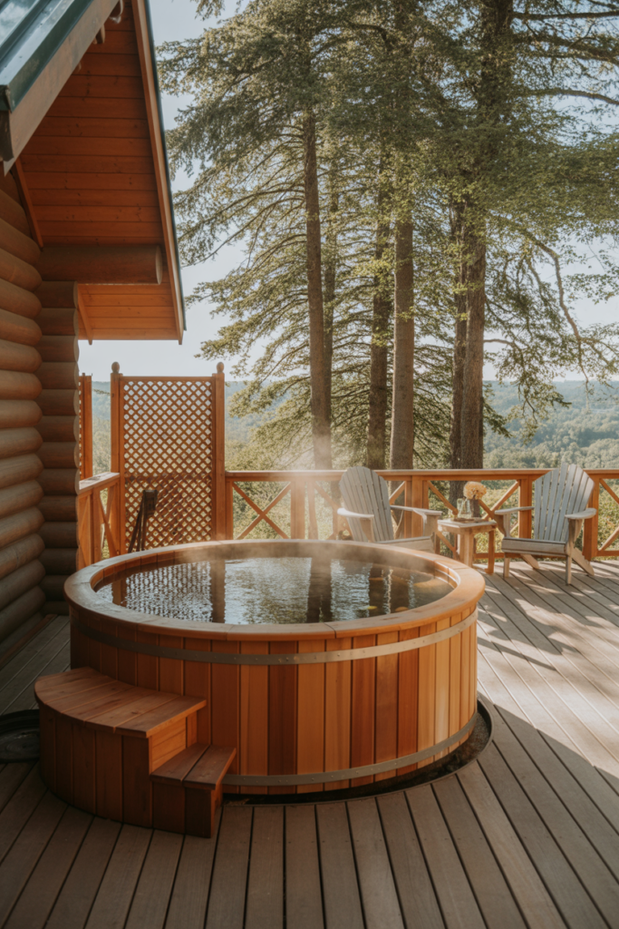 9. Hot Tub Decks for Relaxation