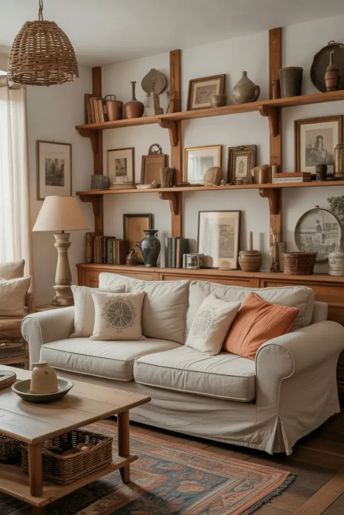 9. Open Shelving for Display and Storage