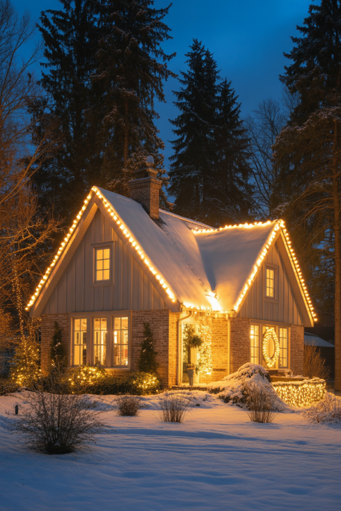9. Warm White Cottage Style Glow