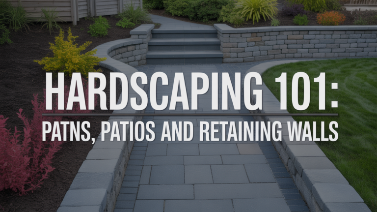 Hardscaping 101: Paths Patios and Retaining Walls