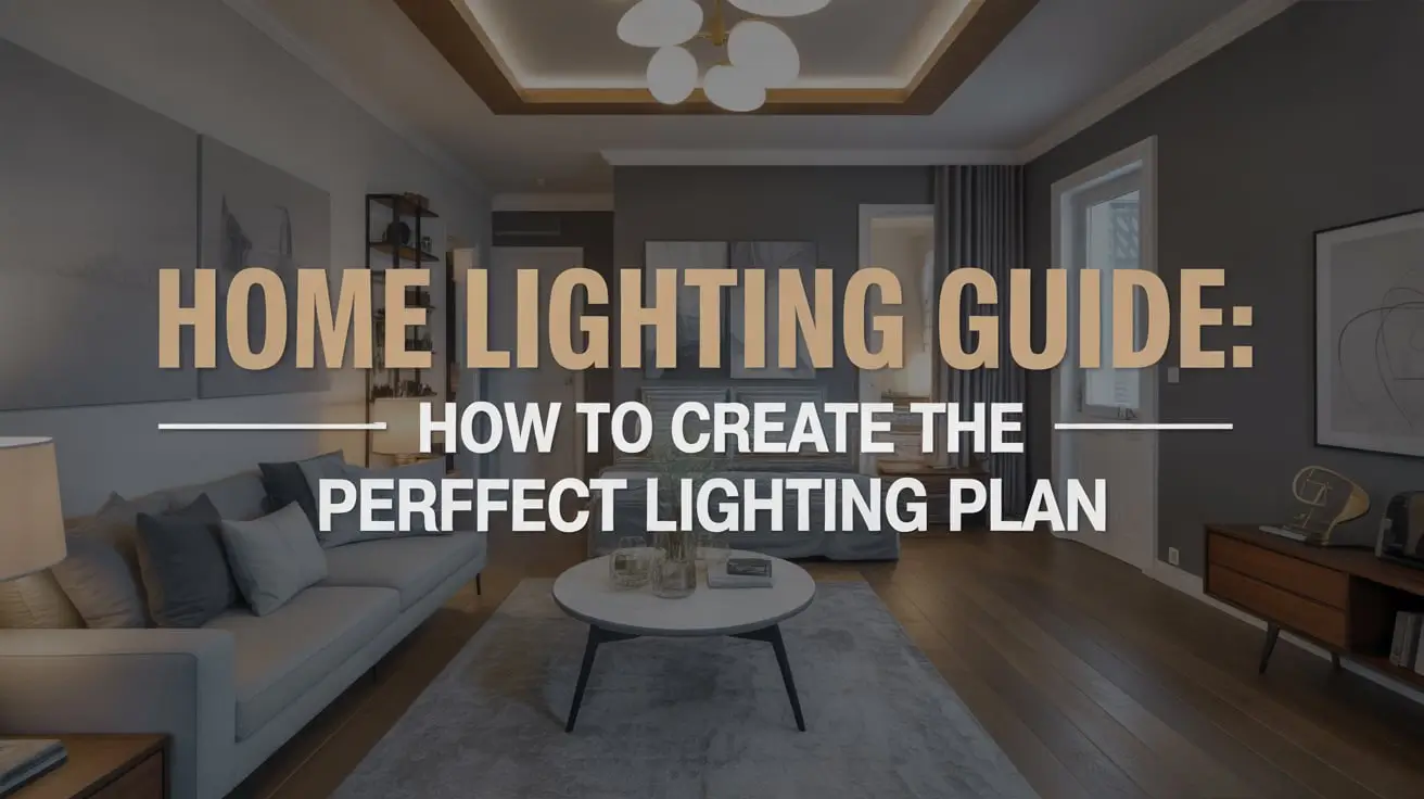 Home Lighting Guide: How to Create the Perfect Lighting Plan
