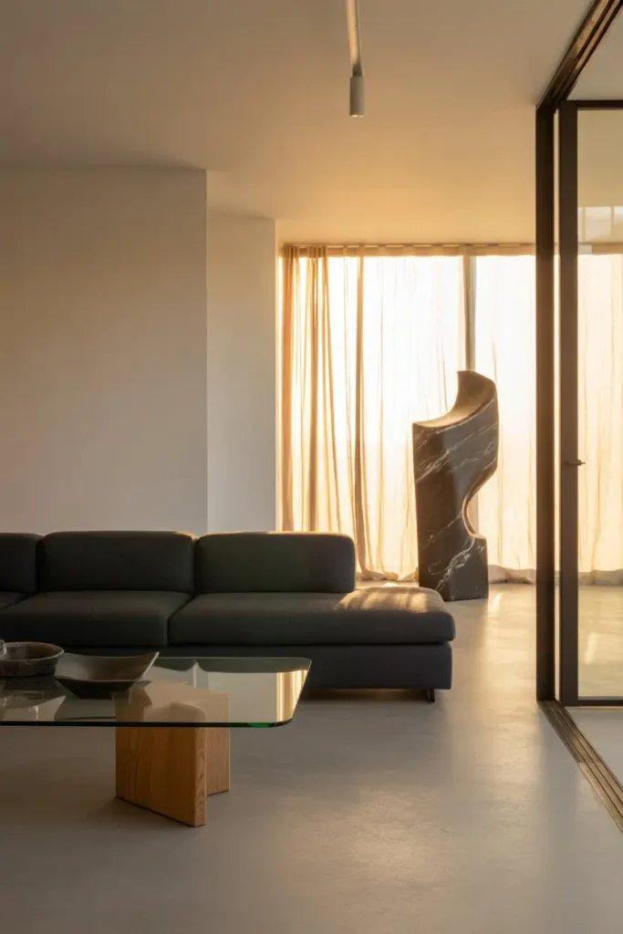 1. Sleek Minimalist Living Rooms for Effortless Style