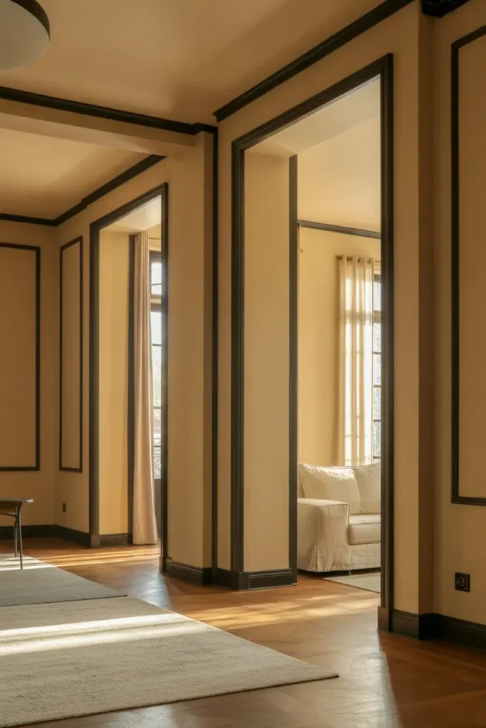 1 Black Trim With White Walls for Timeless Contrast