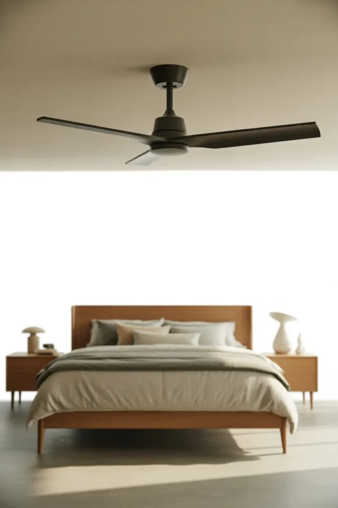 1. Modern Minimalist Ceiling Fan