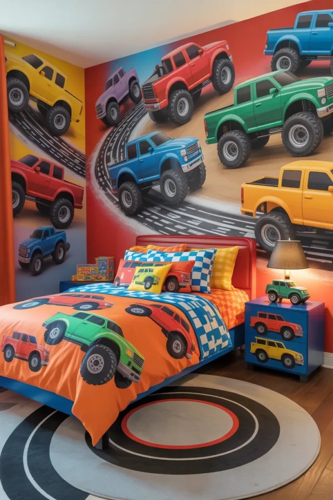 1. Monster Truck Wall Decals