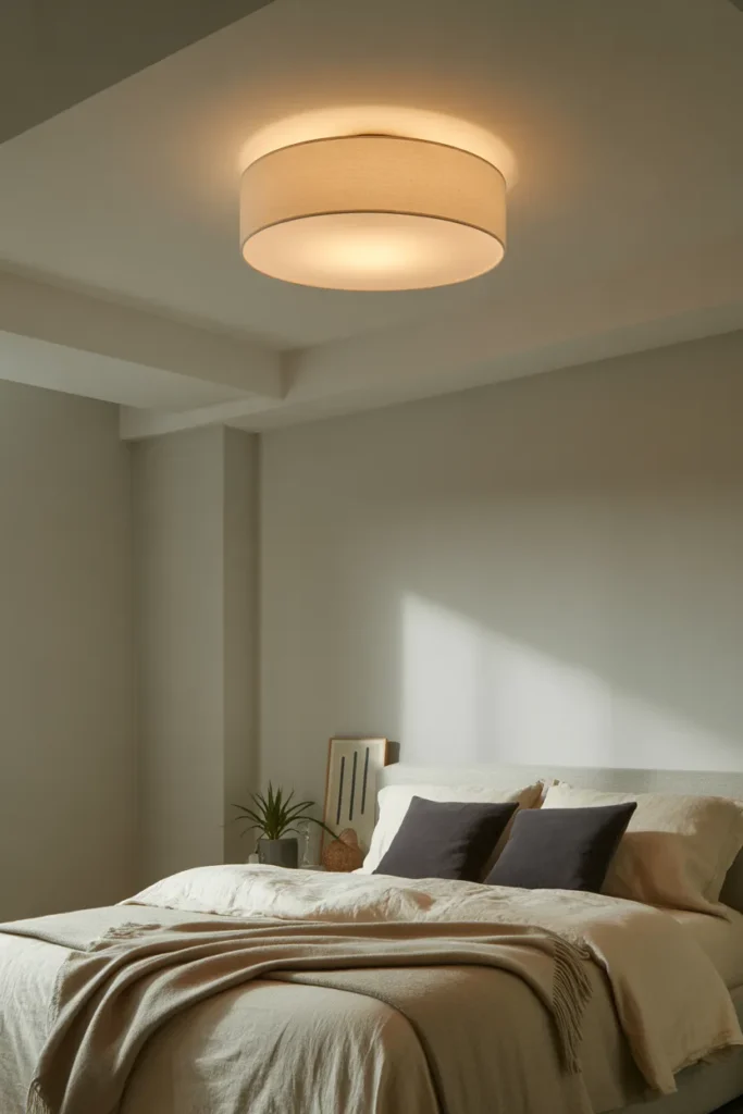 1. Soft Flush Mount Lights for a Clean Look