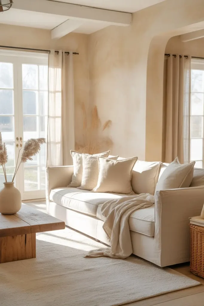 1. Soft Neutral Walls That Let Light Lead