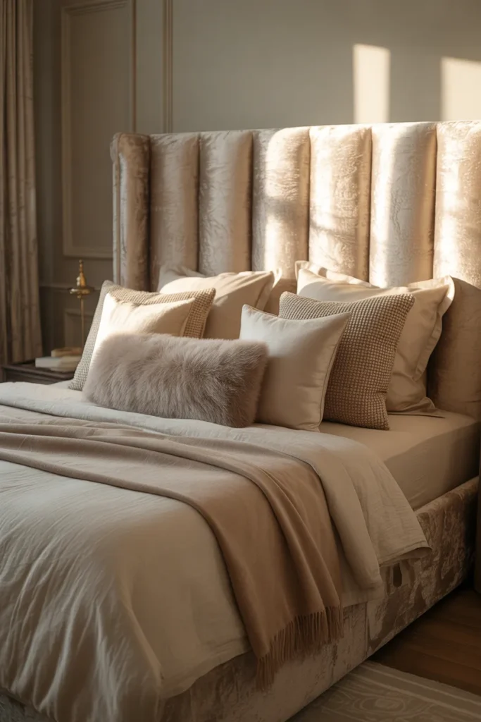 1. Upholstered King Beds for Soft Luxury
