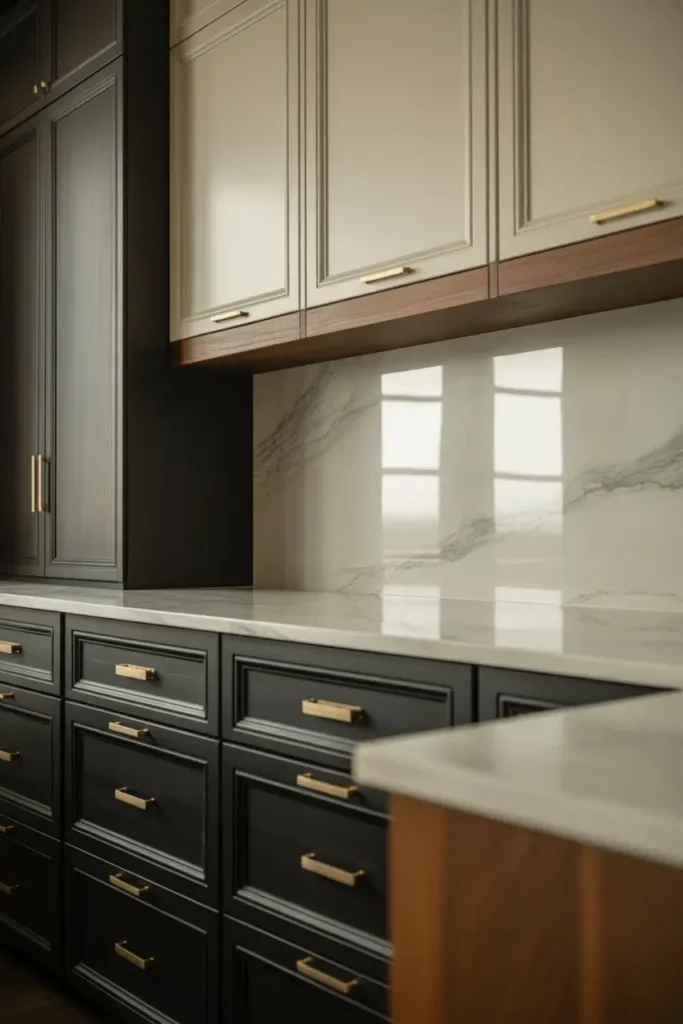 10 Inspiring Idea Paint Kitchen Cabinets Black for Statement Style