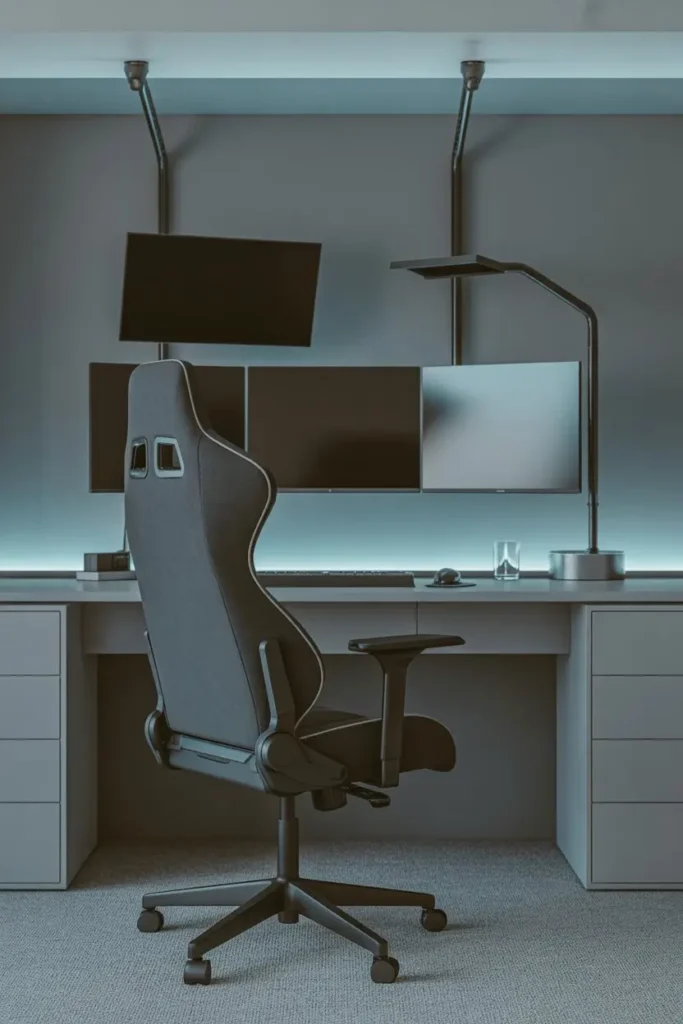 10+ Multi-Screen Gaming Bedrooms