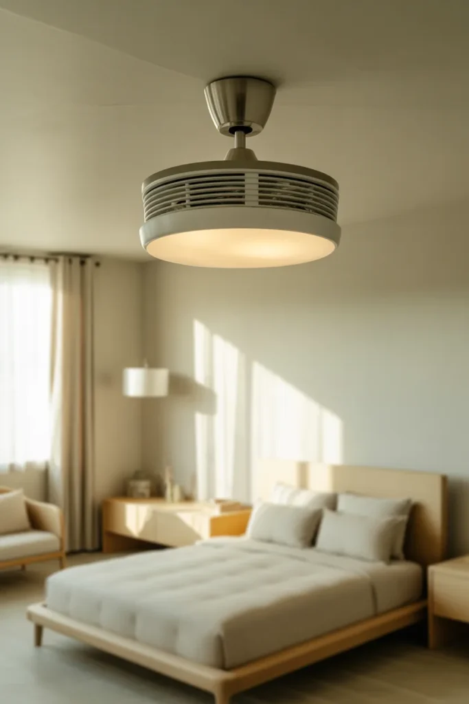 10. Compact Ceiling Fan for Small Bedrooms