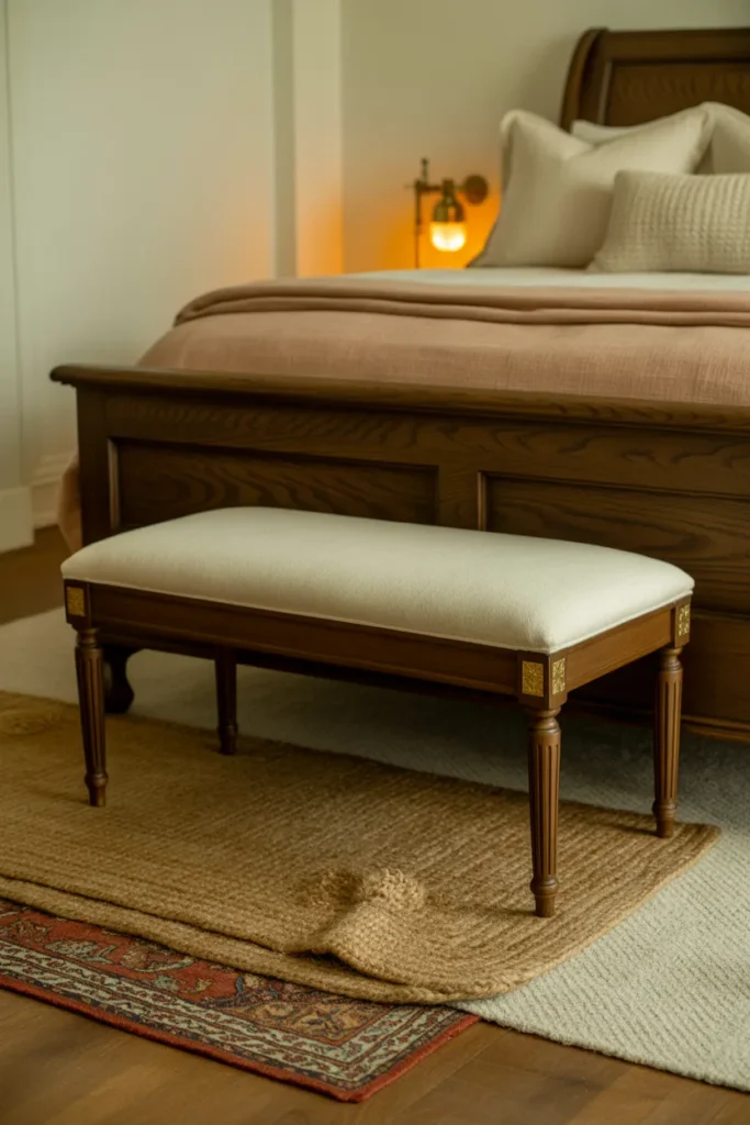 10. Dark Oak Bedside Bench