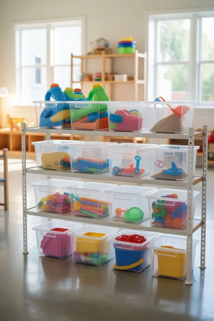 11 Clear Storage for Quick Toy Checks