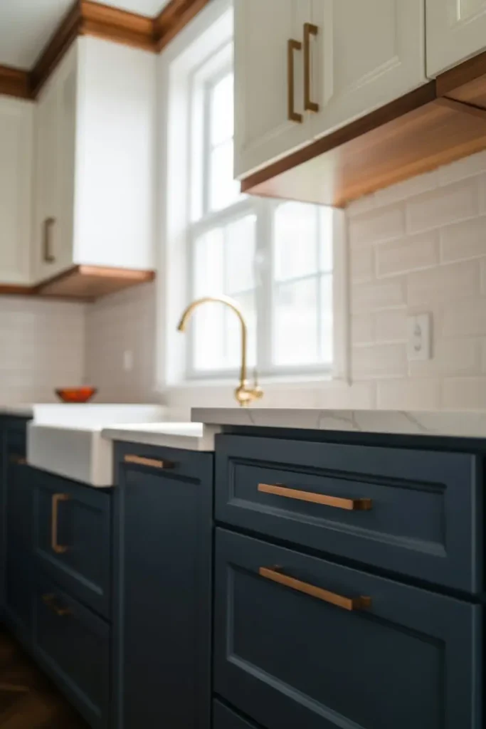 11 Inspiring Idea Paint Kitchen Cabinets Two Tone for Visual Interest