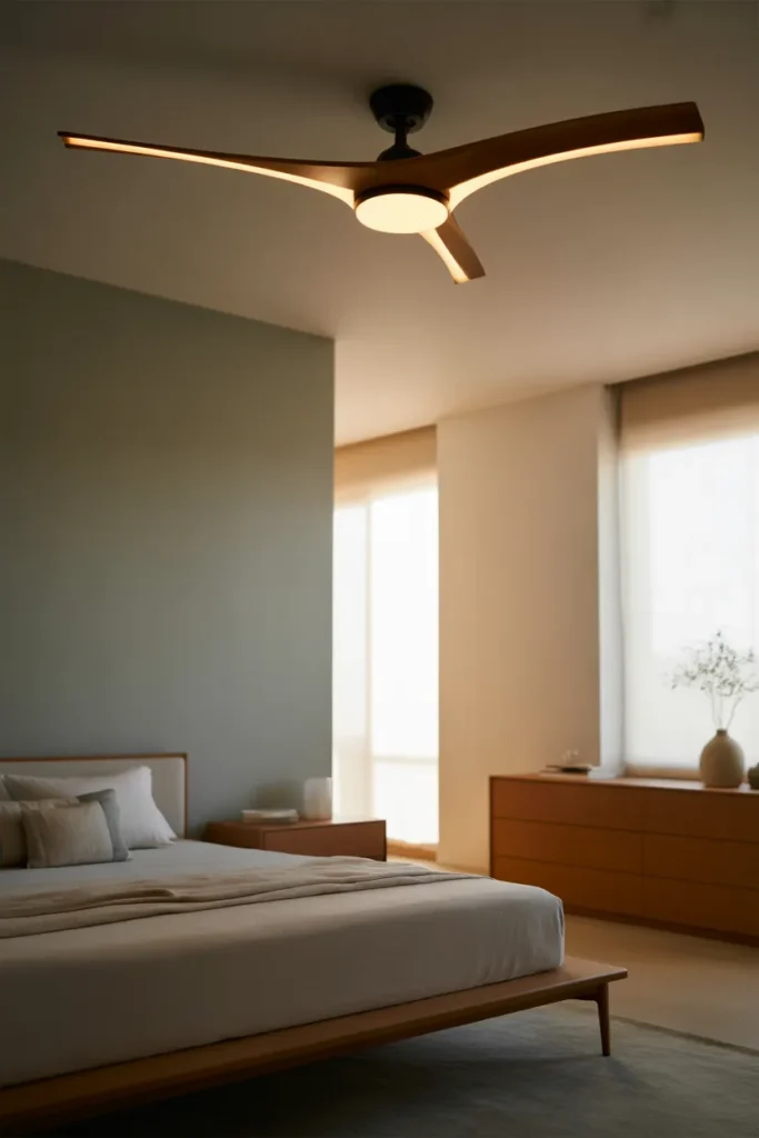 11. Ceiling Fan with LED Lighting