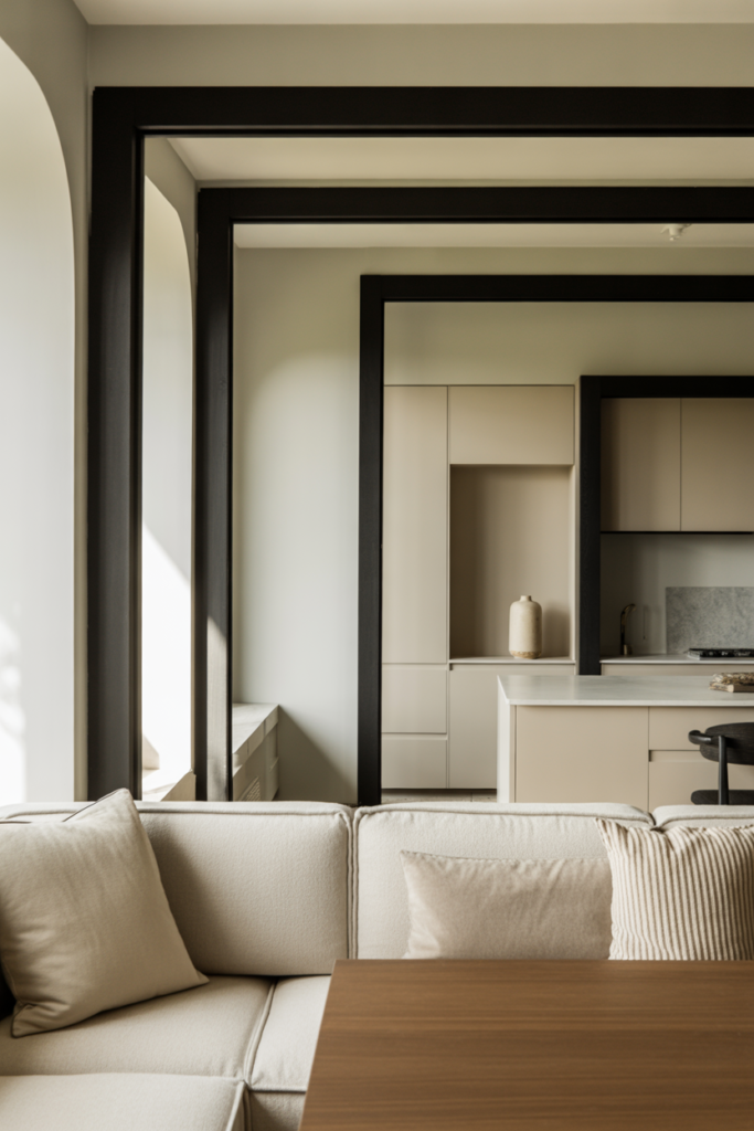 12 Black Trim in Open Concept Layouts