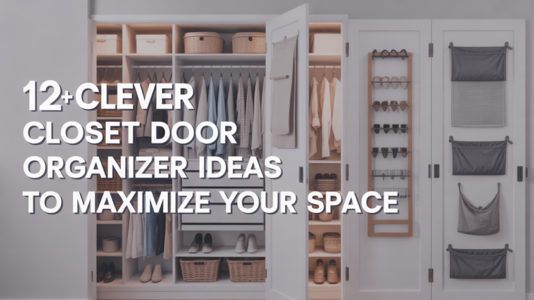 12+ Clever Closet Door Organizer Ideas to Maximize Your Space