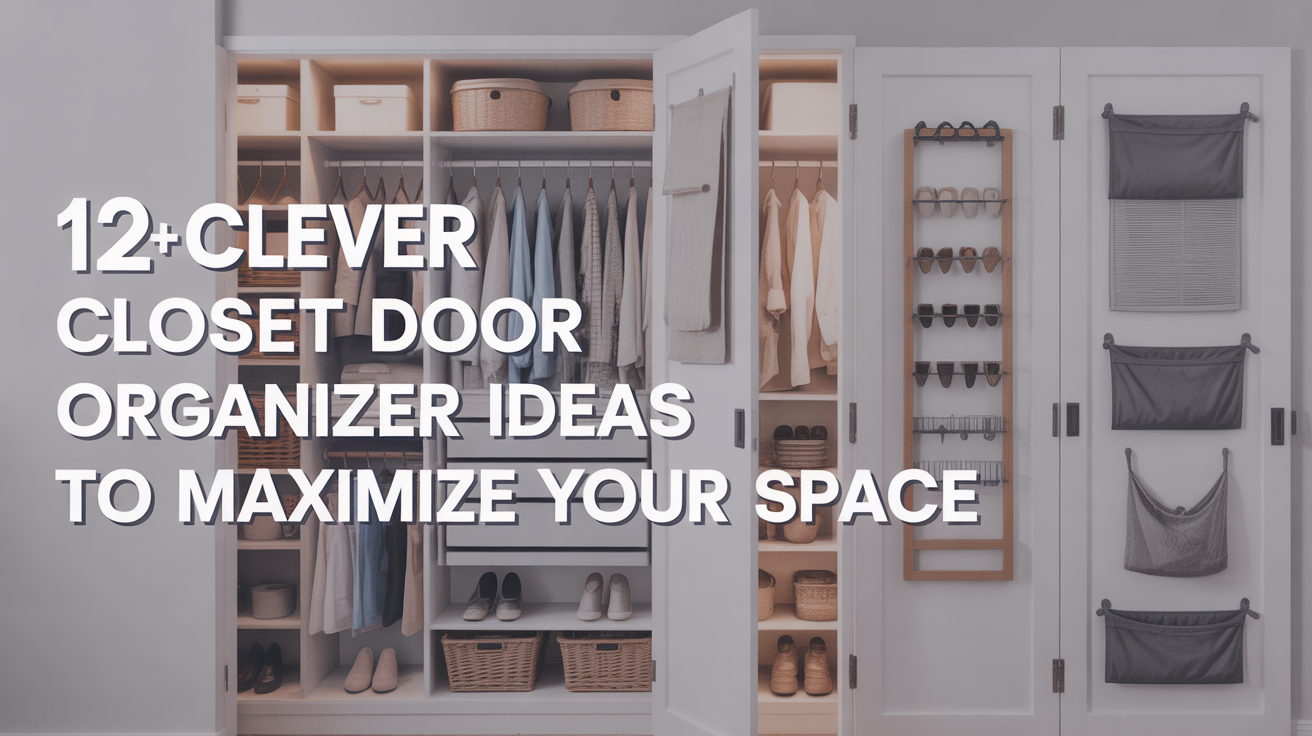 12+ Clever Closet Door Organizer Ideas to Maximize Your Space