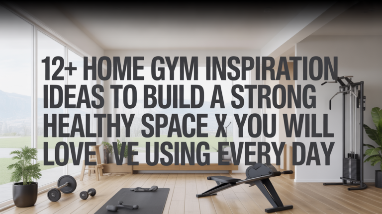 12+ Home Gym Inspiration Ideas to Build a Strong Healthy Space You Will Love Using Every Day