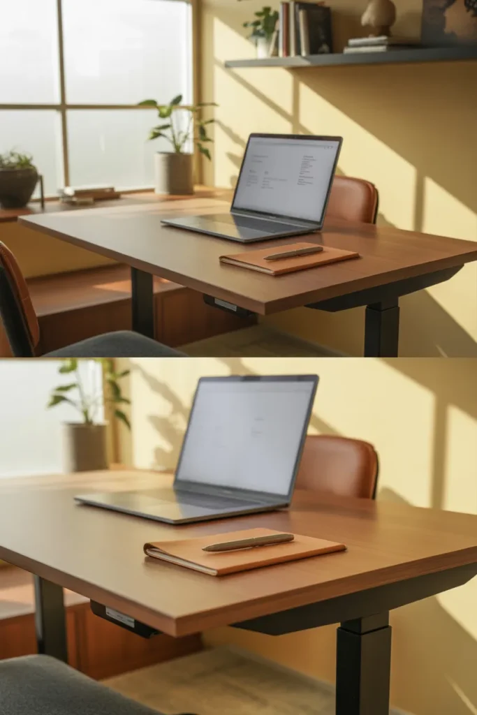 12. Adjustable Desk Height for Comfort