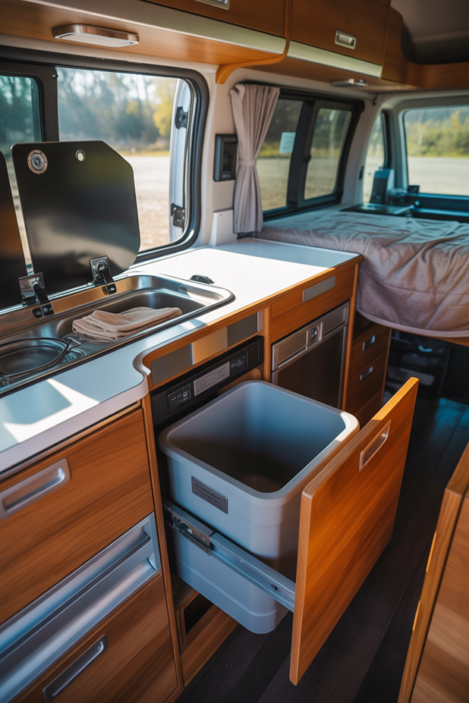 12. Hidden Trash Solutions That Save Floor Space