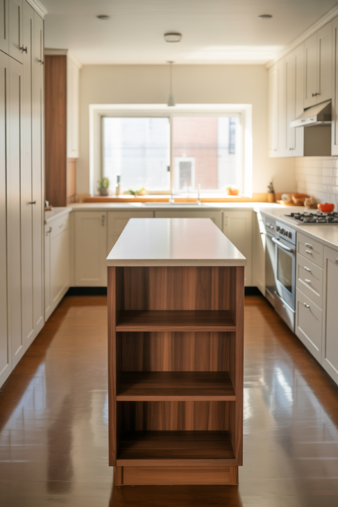 12. Narrow Galley Island That Improves Flow