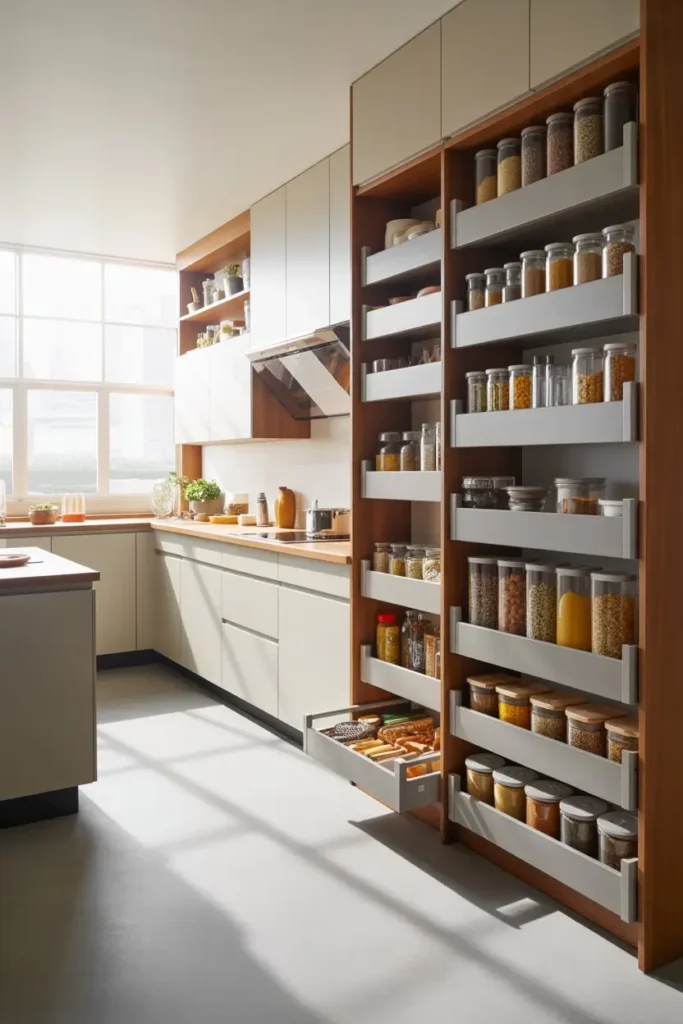 13. Accessible Pantry Designs That Keep Food Visible