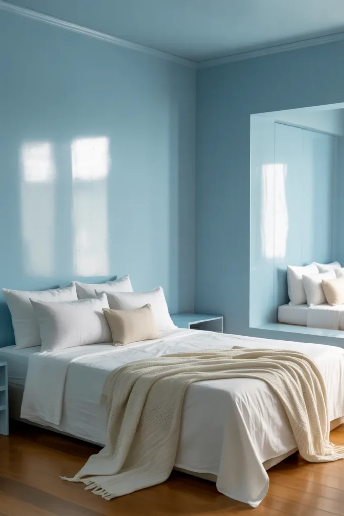 13. Blue for Small Bedrooms