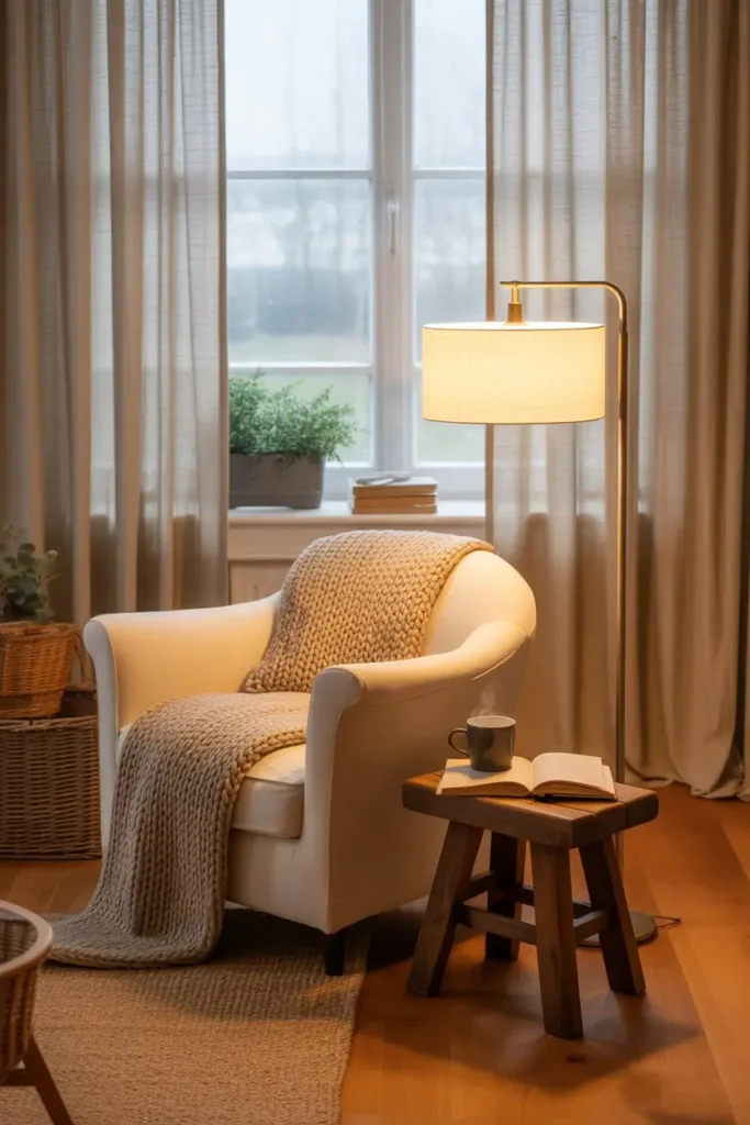 13. Cozy Reading Corners That Invite Pause