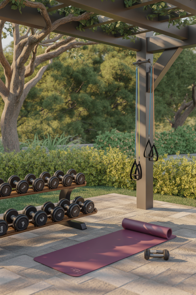 13. Outdoor Home Gym Inspiration For Fresh Energy