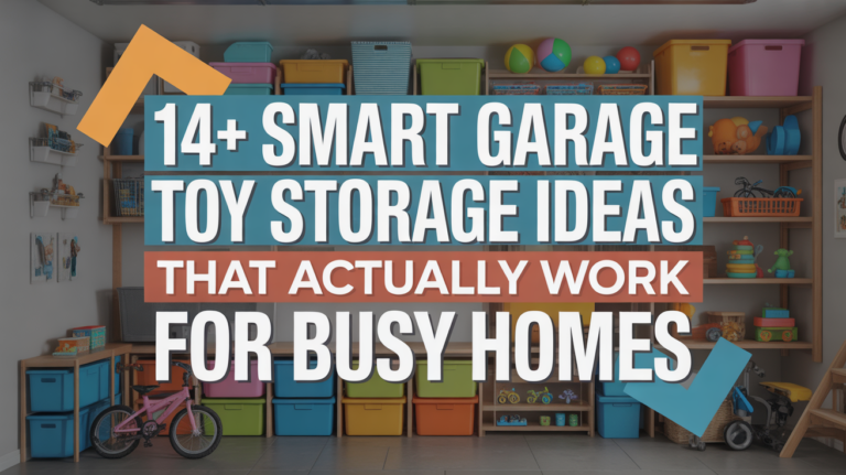14+ Smart Garage Toy Storage Ideas That Actually Work for Busy Homes