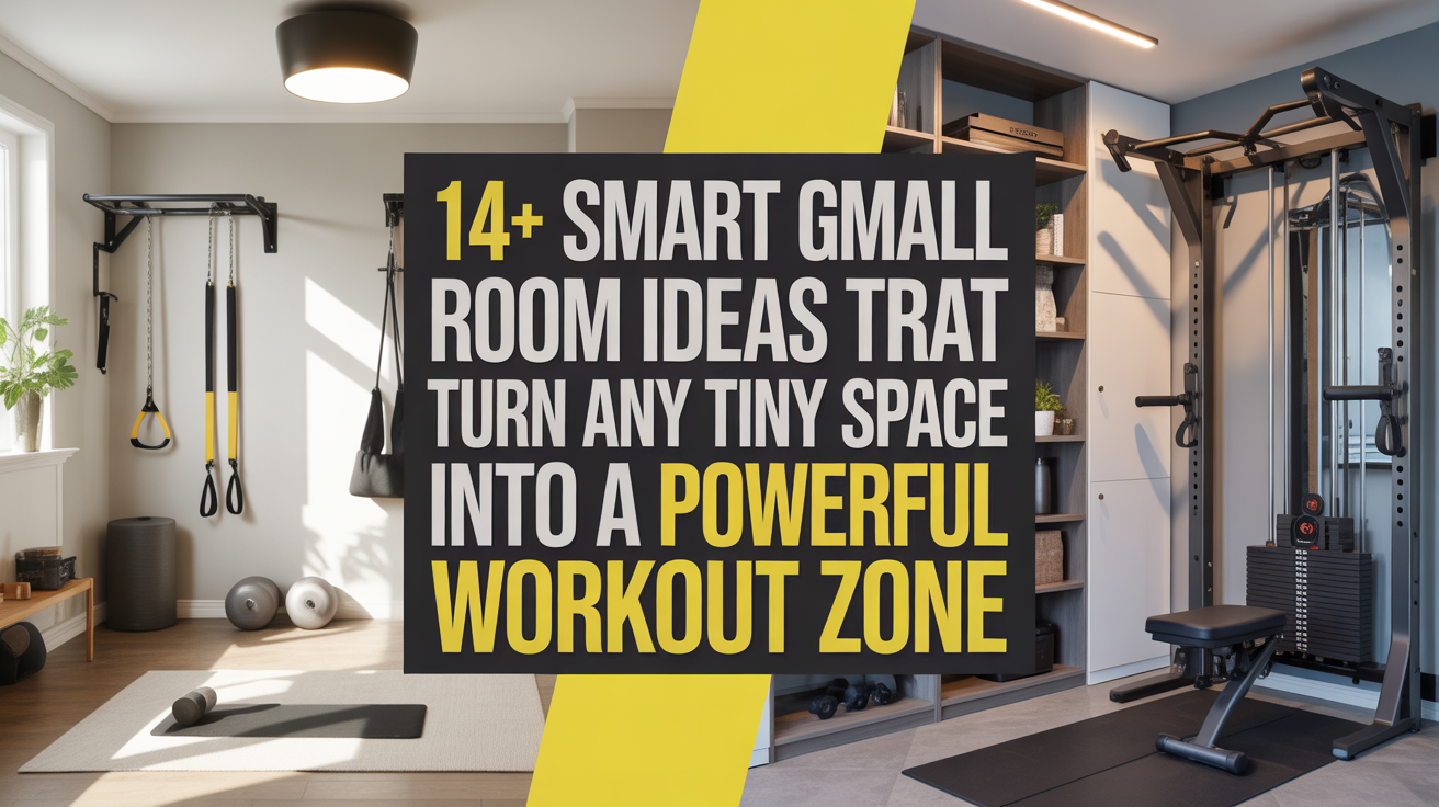 14+ Smart Small Gym Room Ideas That Turn Any Tiny Space Into a Powerful Home Workout Zone