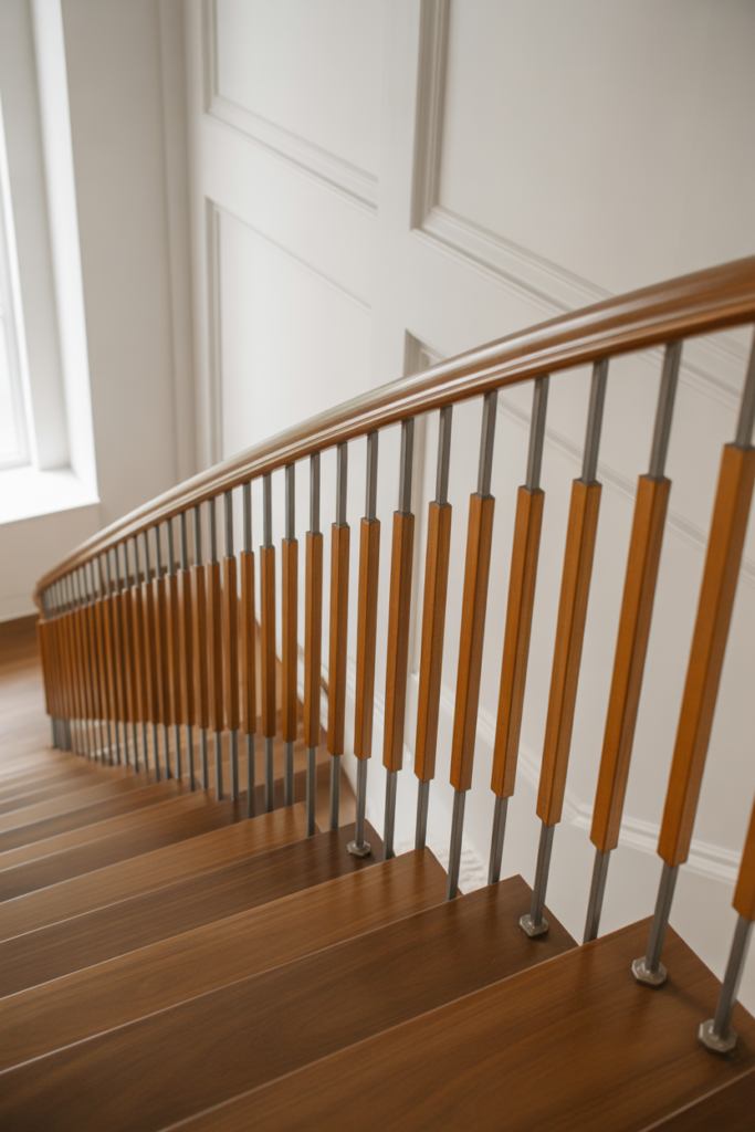 14. Alternating Spindle Designs for Visual Interest