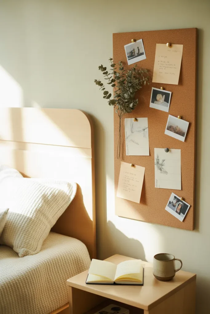 14. Cork Board in Cozy Corners