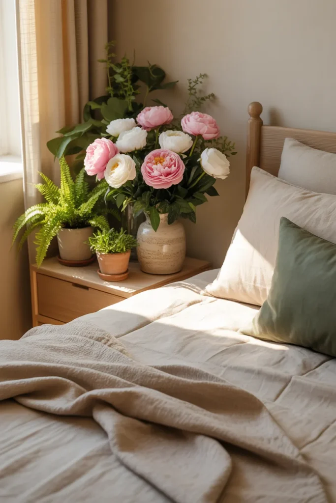 14. Fresh Flowers or Greenery