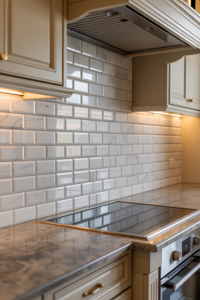 14. Marble Subway Tile Backsplash Ideas