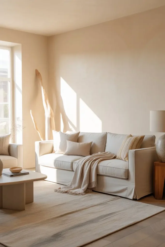 14 Soft Sand for Bright and Relaxed Living Rooms