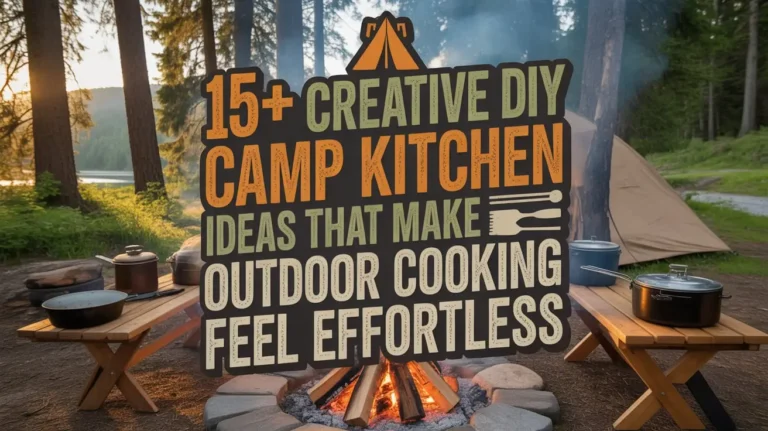 15+ Creative DIY Camp Kitchen Ideas That Make Outdoor Cooking Feel Effortless