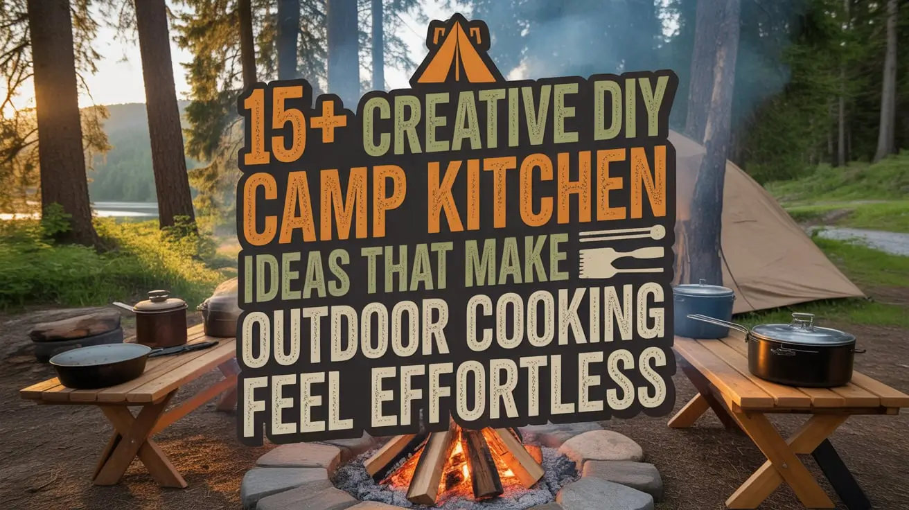 15+ Creative DIY Camp Kitchen Ideas That Make Outdoor Cooking Feel Effortless