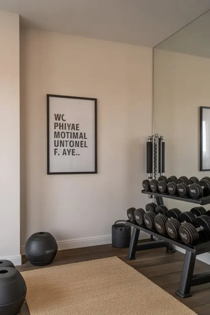15 Small Gym Room Ideas Using Motivation Without Clutter
