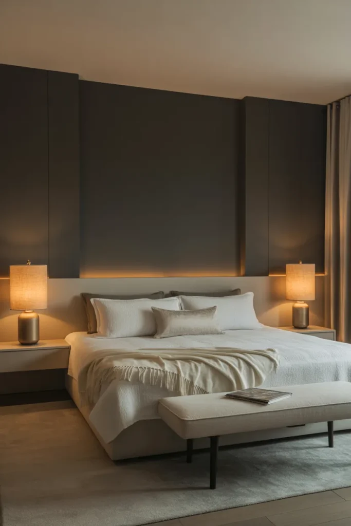 15. Dark Gray Walls for a Cozy Mood