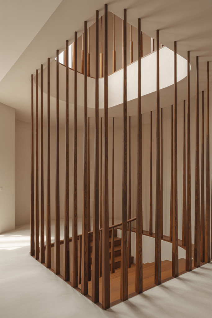 15. Floor-to-Ceiling Spindle Designs