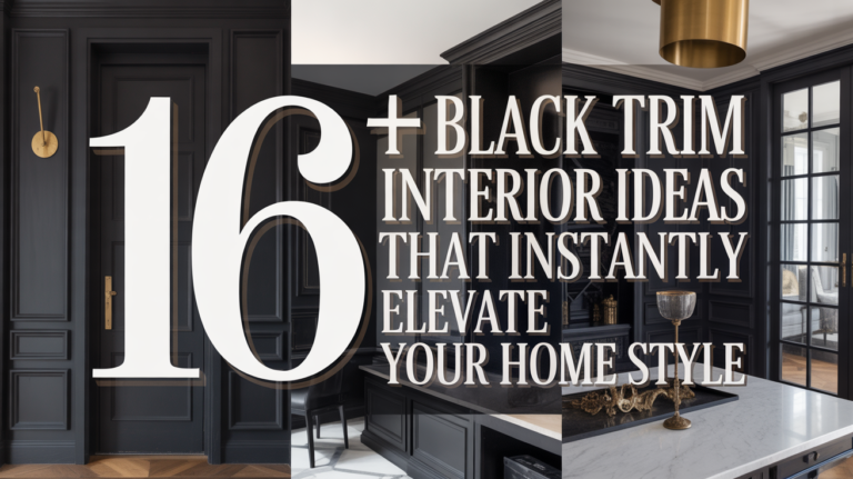 16+ Black Trim Interior Ideas That Instantly Elevate Your Home Style